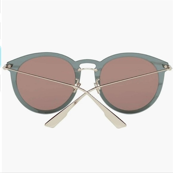 DIOR "ULTIMEF" 53MM SILVER & PINK ROUND AVIATOR SUNGLASSES 🕶 - Picture 7 of 8